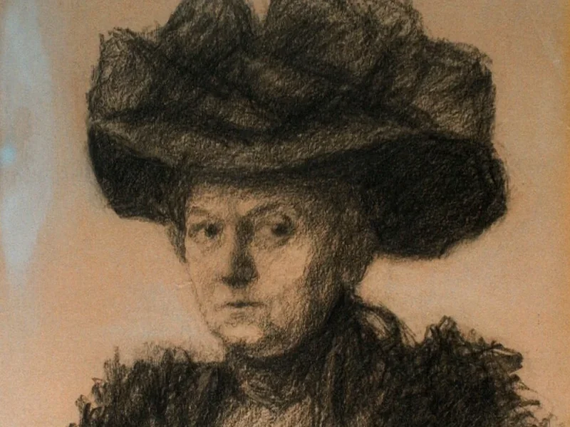 1875-Astri Aasen - Ritratto di Harriet Backer
